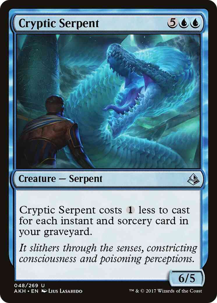 Cryptic Serpent [48] [Amonkhet] [Non-Foil]