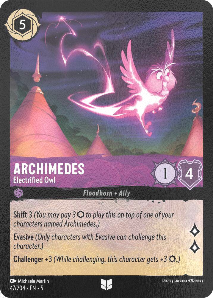 Archimedes - Electrified Owl - 47/204 [Shimmering Skies] [Cold Foil]