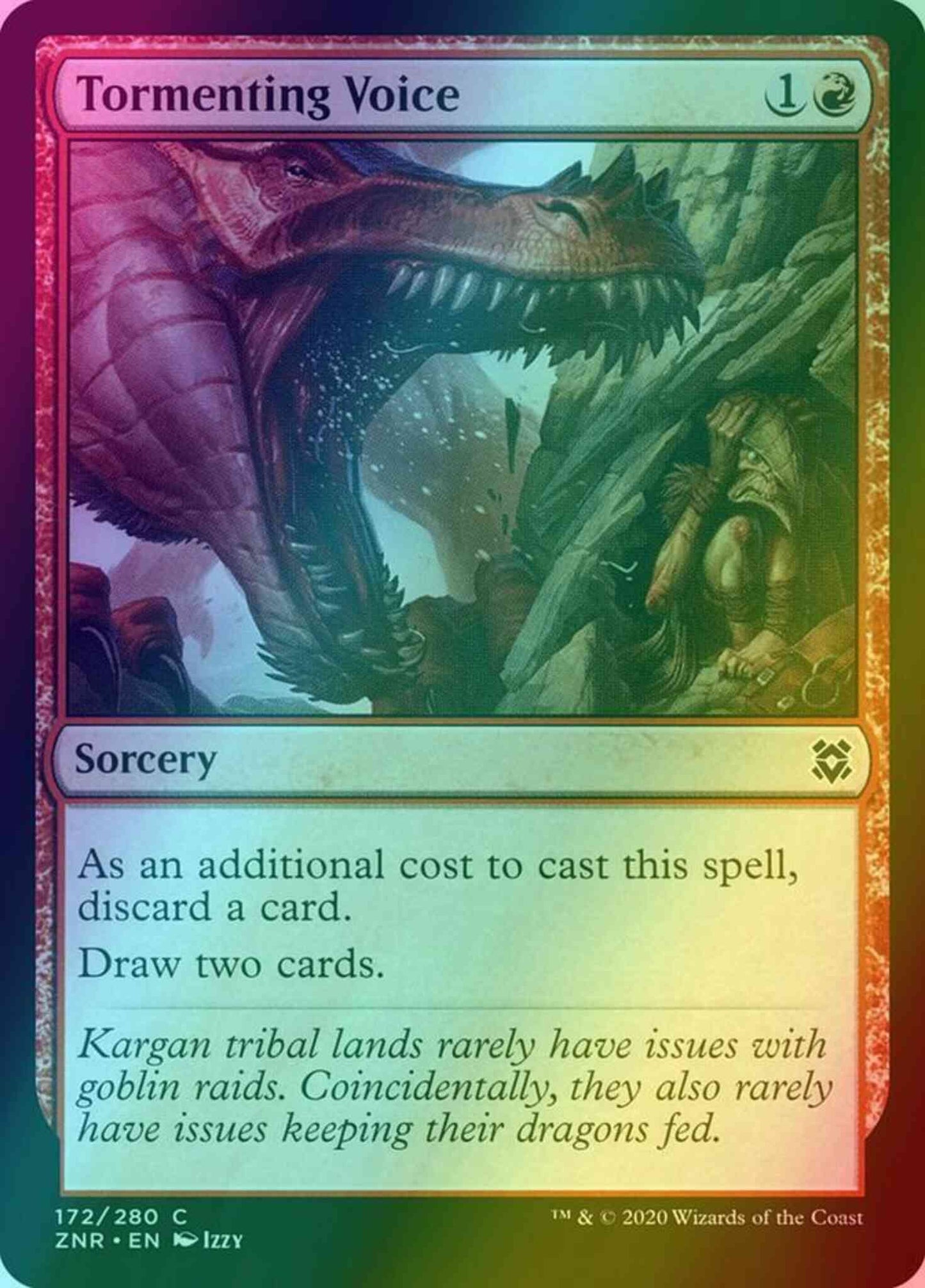 Tormenting Voice [172] [Zendikar Rising] [Foil]