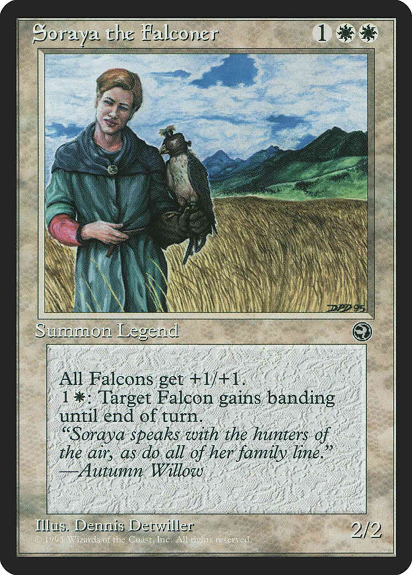 Soraya the Falconer [18] [Homelands] [Non-Foil]