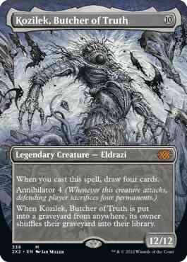 Kozilek, Butcher of Truth [336] [Borderless] [Double Masters 2022] [Non-Foil]