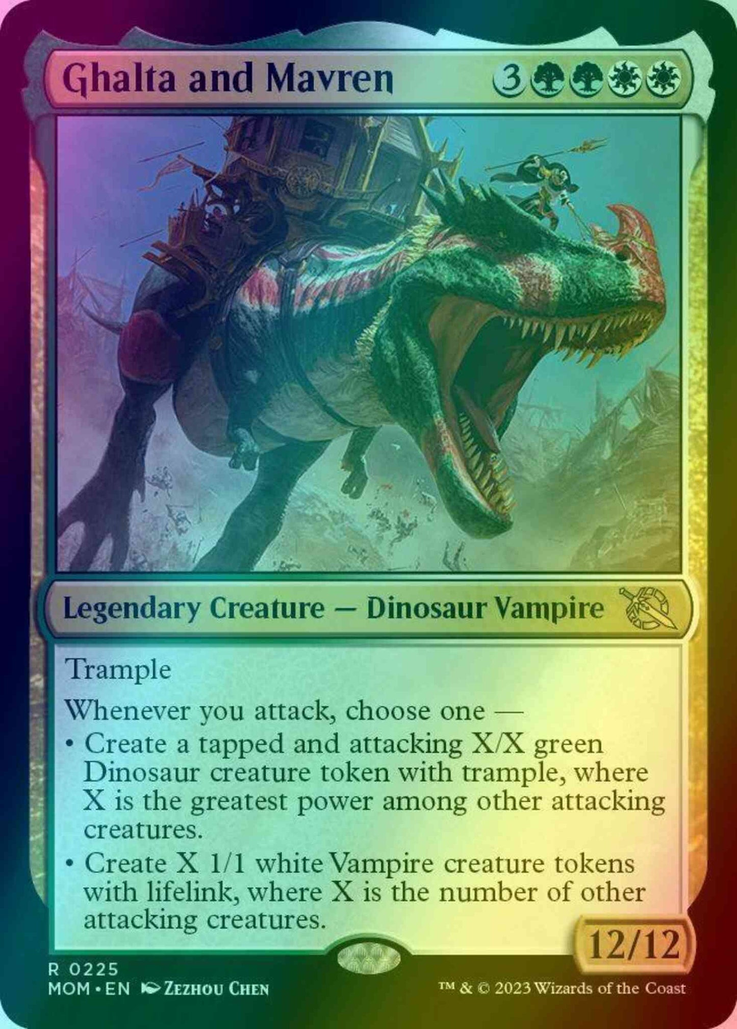 Ghalta and Mavren [225] [March of the Machine] [Foil]