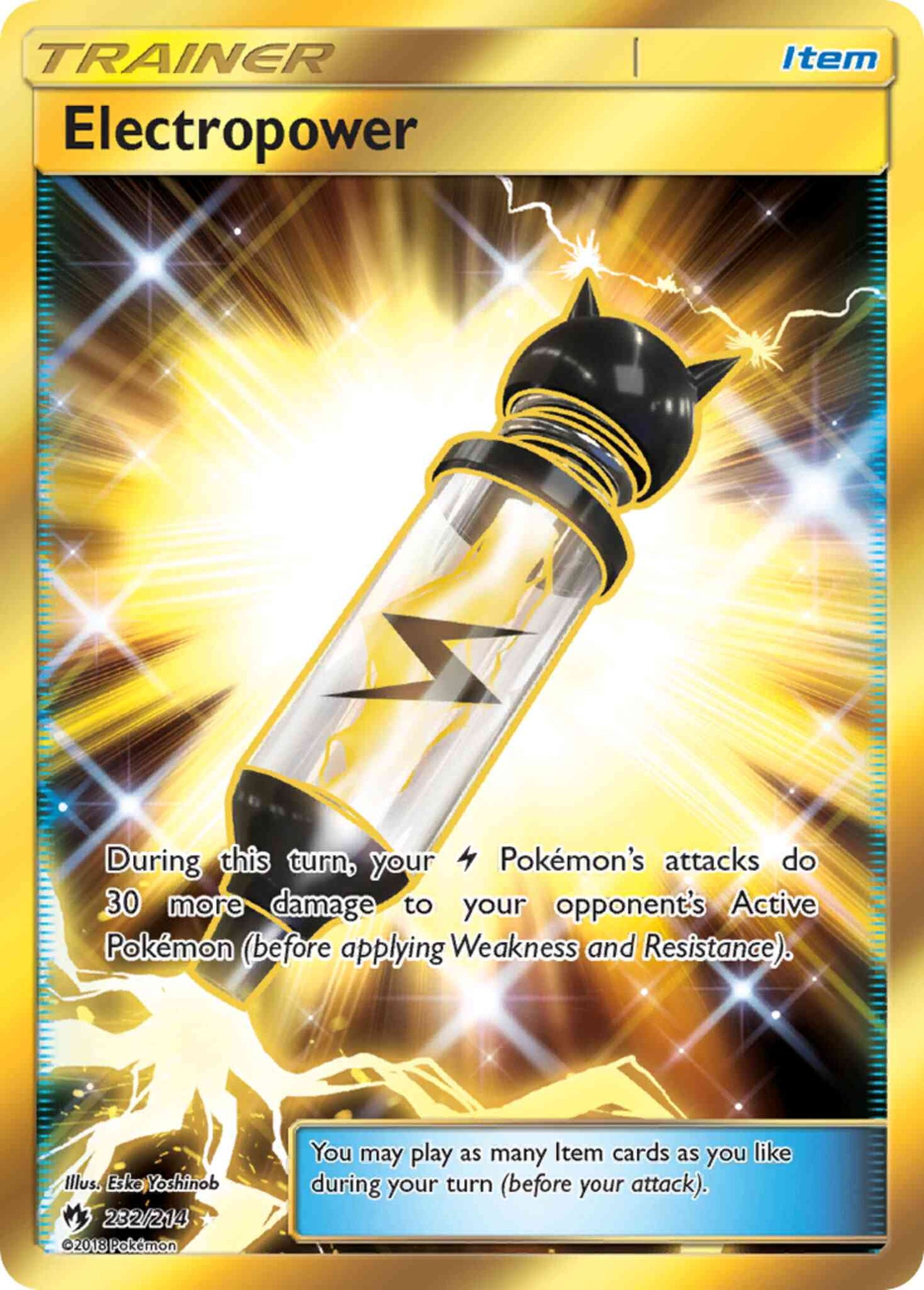 Electropower - 232/214 - Rare Secret [sm8-232] [Secret]