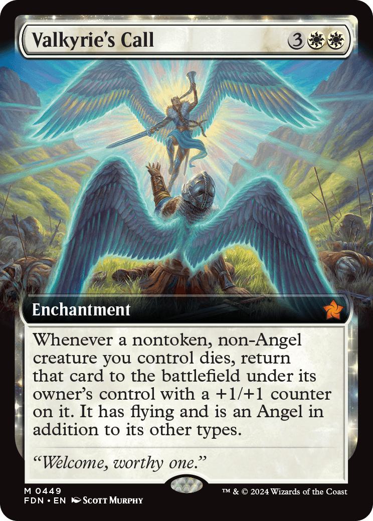Valkyrie's Call [449] [Extended Art] [Foundations] [Non-Foil]