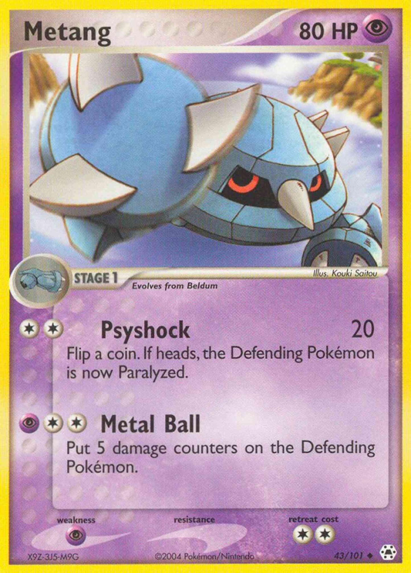 Metang - 43/101 - Uncommon [ex5-43] [Reverse Holo]