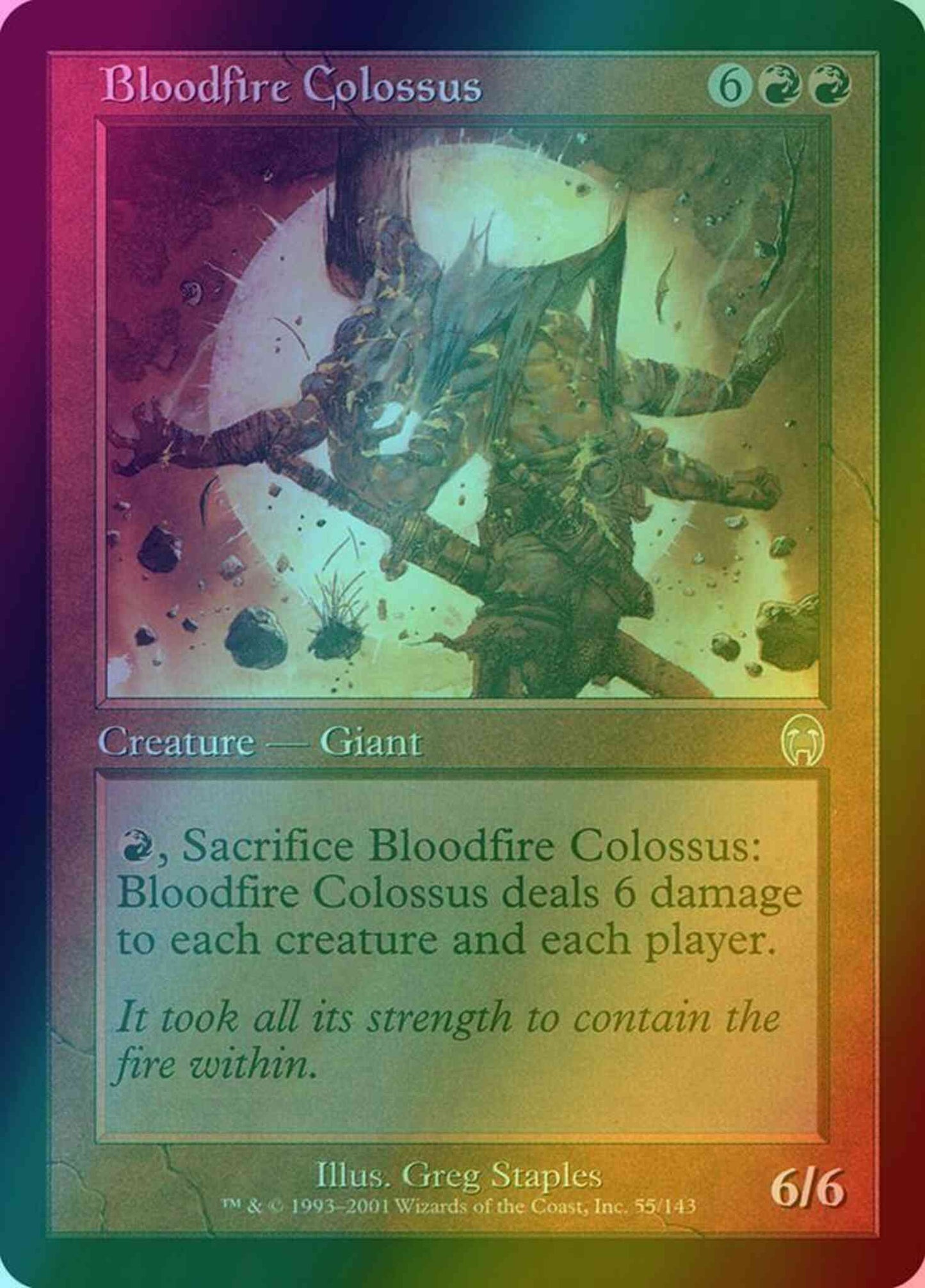 Bloodfire Colossus [55] [Apocalypse] [Foil]