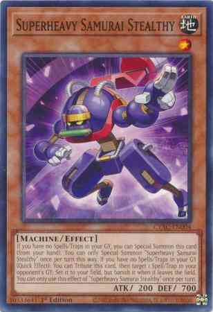 Superheavy Samurai Stealthy - CYAC-EN004 - Common - 1st Edition
