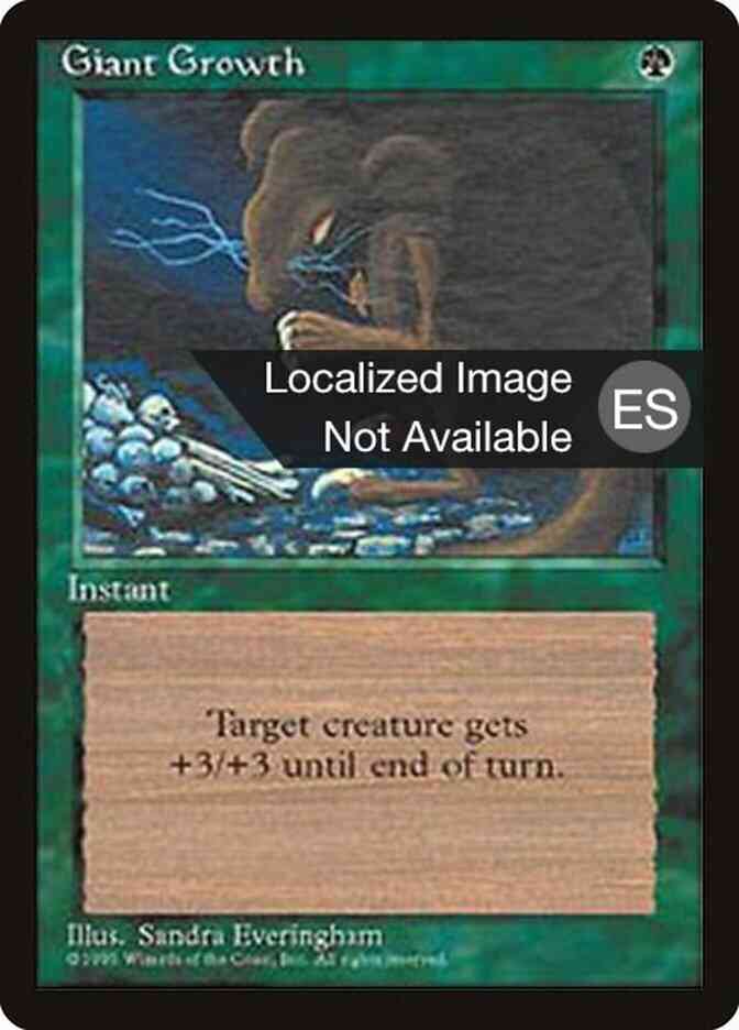 Giant Growth - Korean [248] [Fourth Edition Black Border: Korean] [Non-Foil]