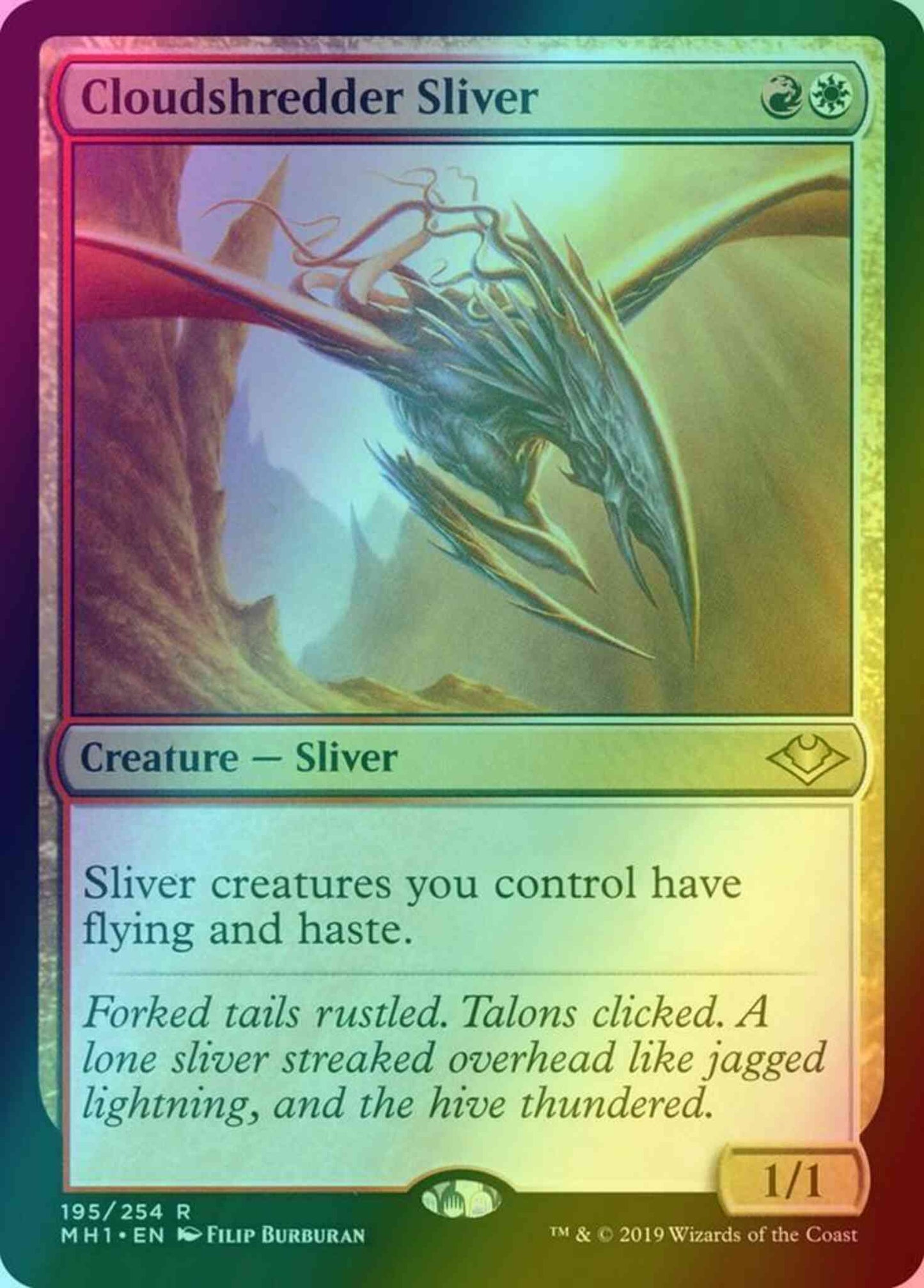 Cloudshredder Sliver [195] [Modern Horizons] [Foil]