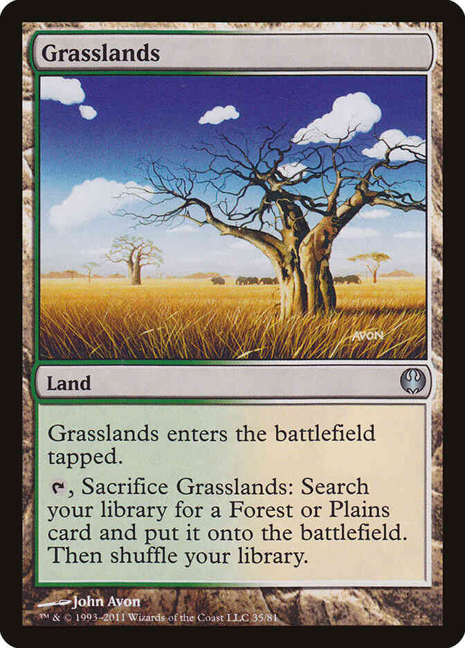 Grasslands [35] [Duel Decks: Knights vs. Dragons] [Non-Foil]