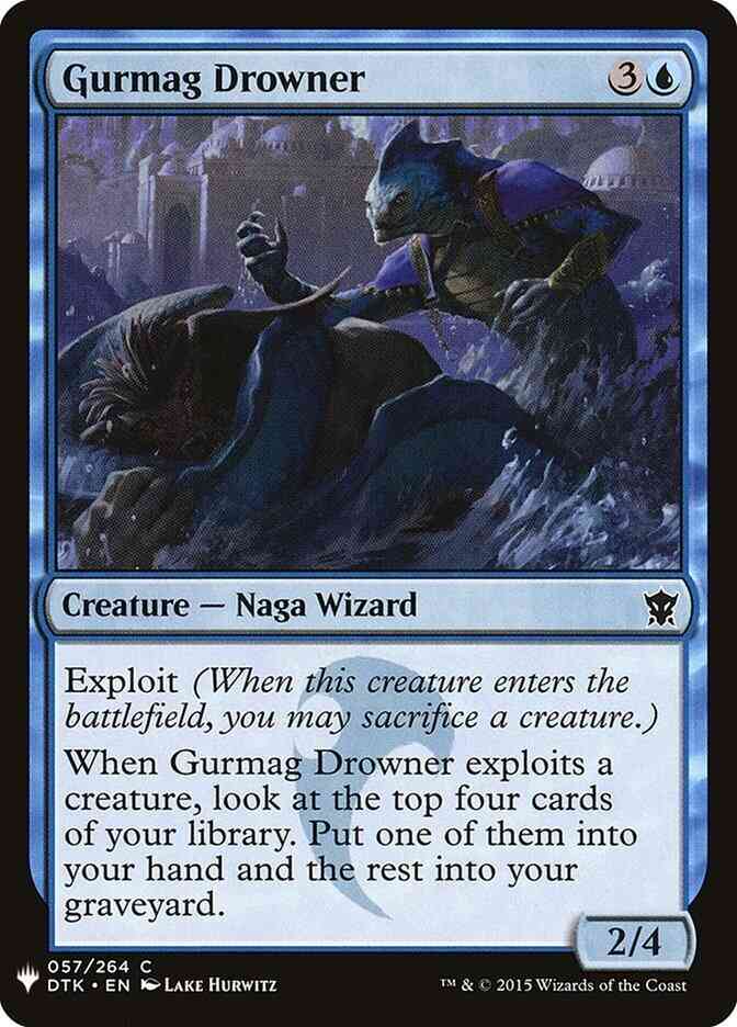 Gurmag Drowner [DTK-57] [The List] [Non-Foil]