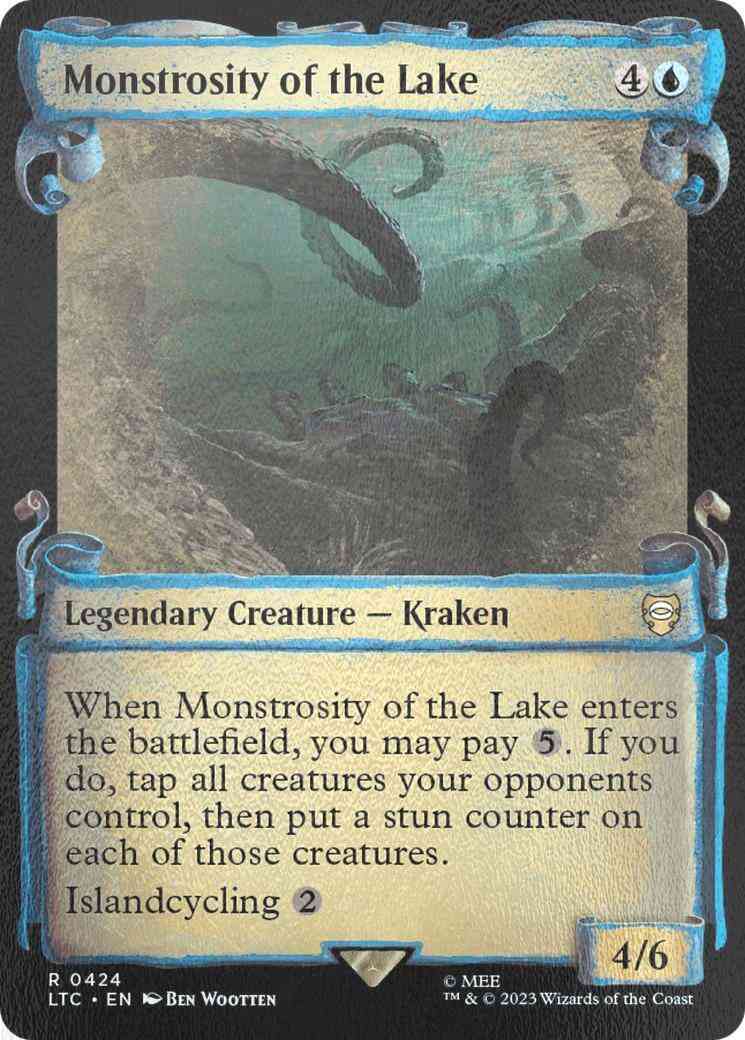 Monstrosity of the Lake [424] [Scrolls Showcase] [The Lord of the Rings: Tales of Middle-earth: Commander] [Silver Foil]