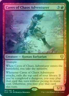 Caves of Chaos Adventurer [167] [Commander Legends: Battle for Baldur's Gate] [Foil]