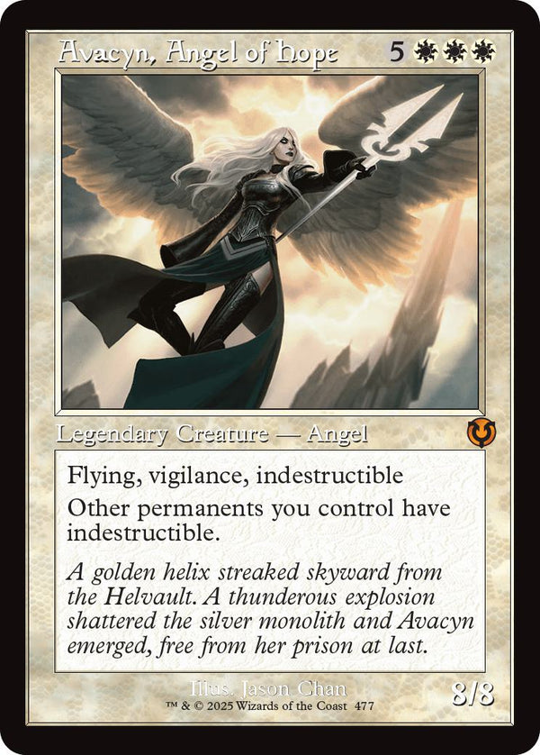 Avacyn, Angel of Hope [477] [Retro Frame] [Innistrad Remastered] [Non-Foil]