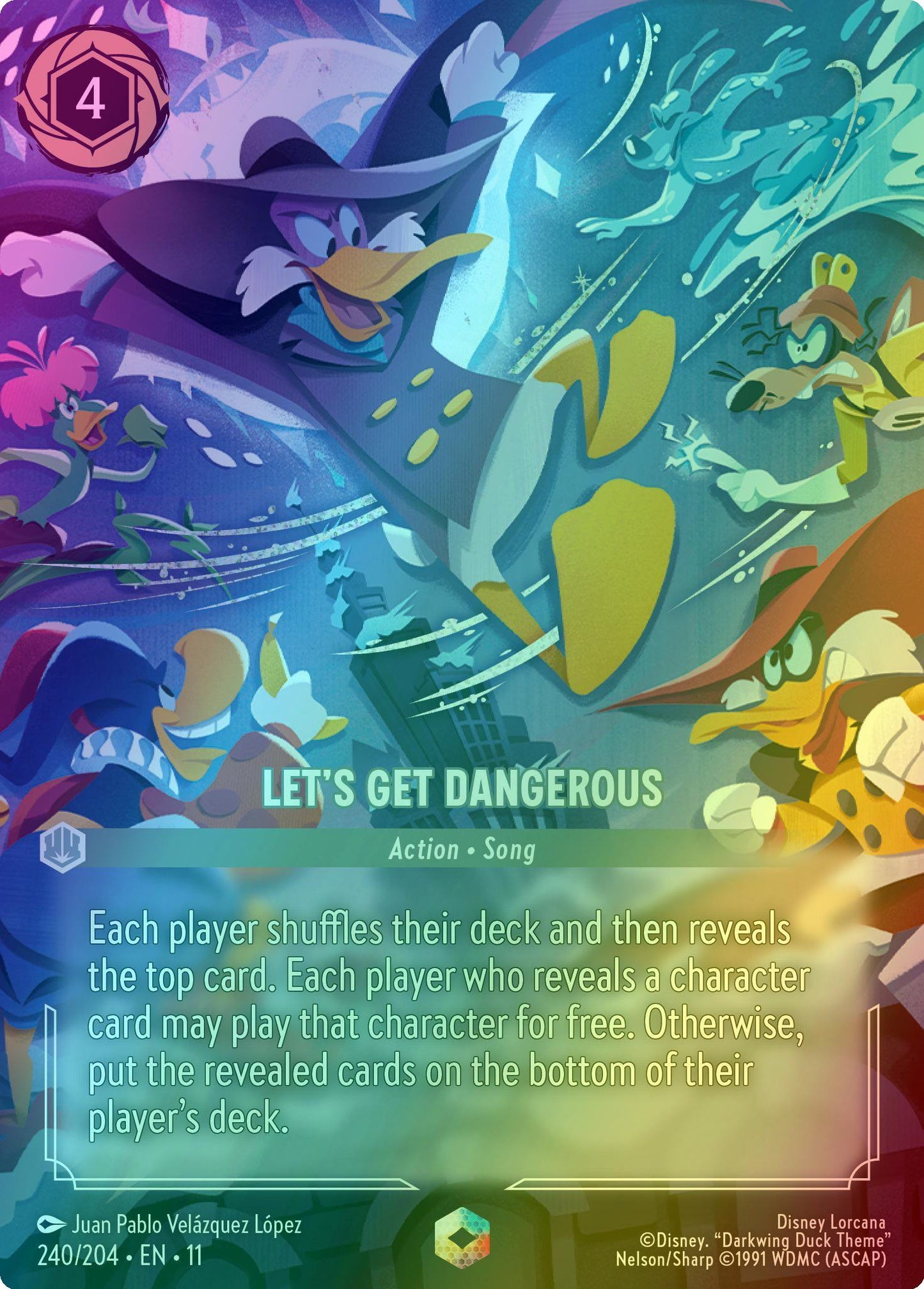 Let's Get Dangerous (Enchanted) - 240/204 [Winterspell] [Holofoil]