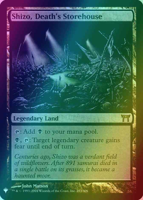 Shizo, Death's Storehouse [CHK-283] [The List] [Foil]