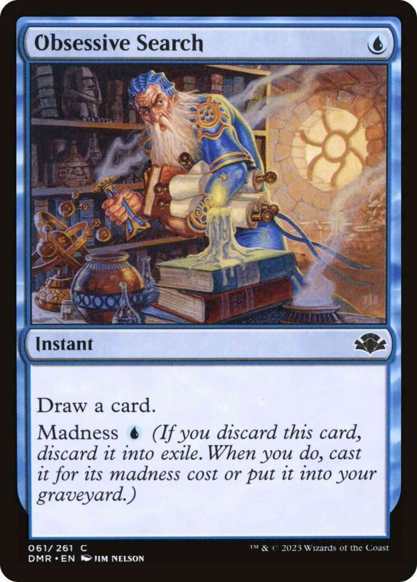 Obsessive Search [61] [Dominaria Remastered] [Non-Foil]