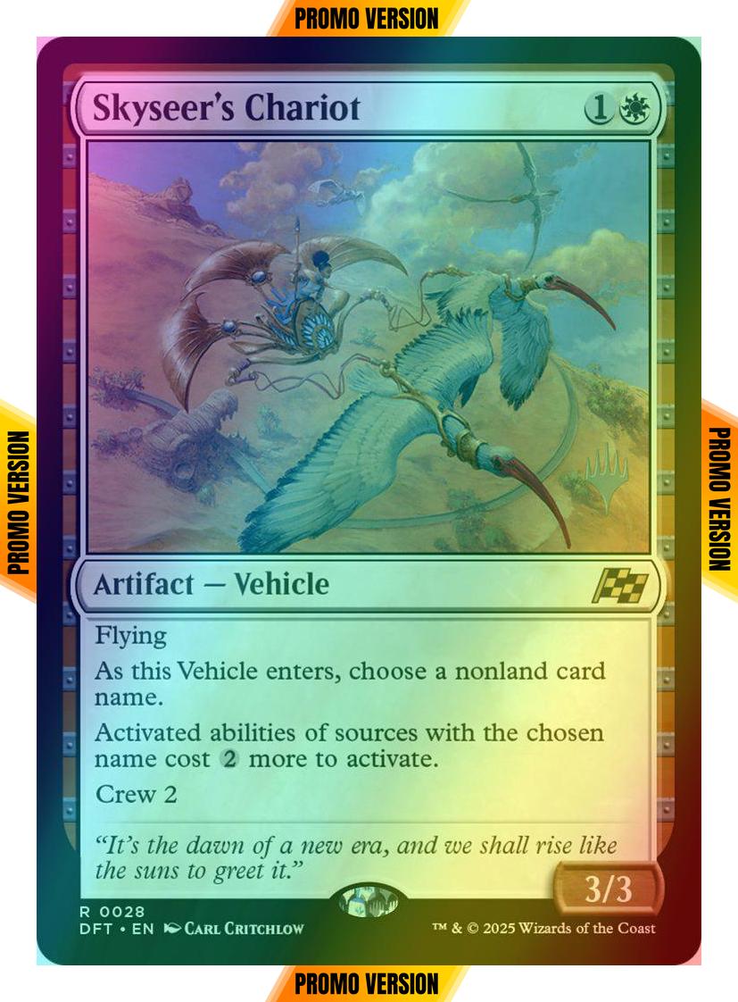 Skyseer's Chariot [28p] [Promo Pack] [Aetherdrift: Promos] [Foil]