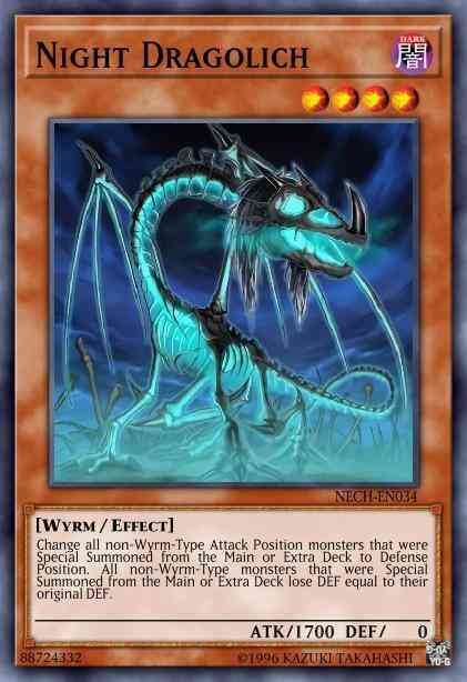Night Dragolich - NECH-EN034 - Ultra Rare - 1st Edition