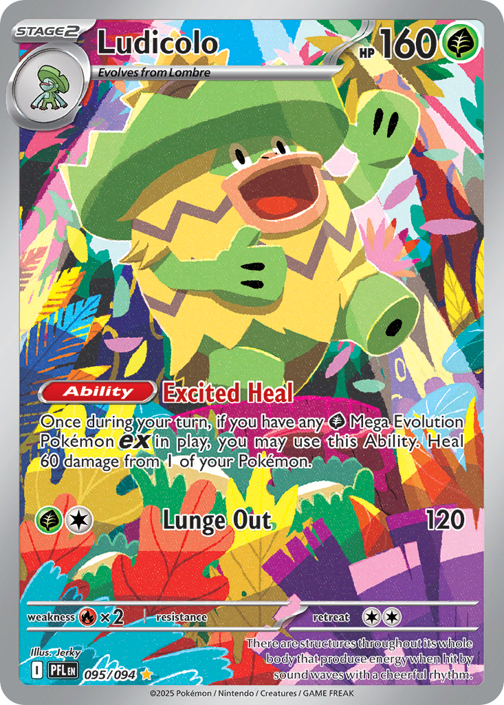 Ludicolo - 095/094 - Illustration Rare [me02-095] [Ultra]
