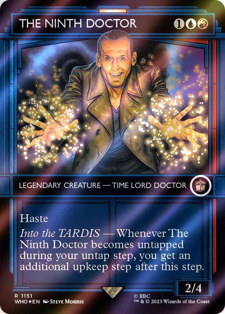The Ninth Doctor [1151] [TARDIS Showcase] [Universes Beyond: Doctor Who] [Surge Foil]