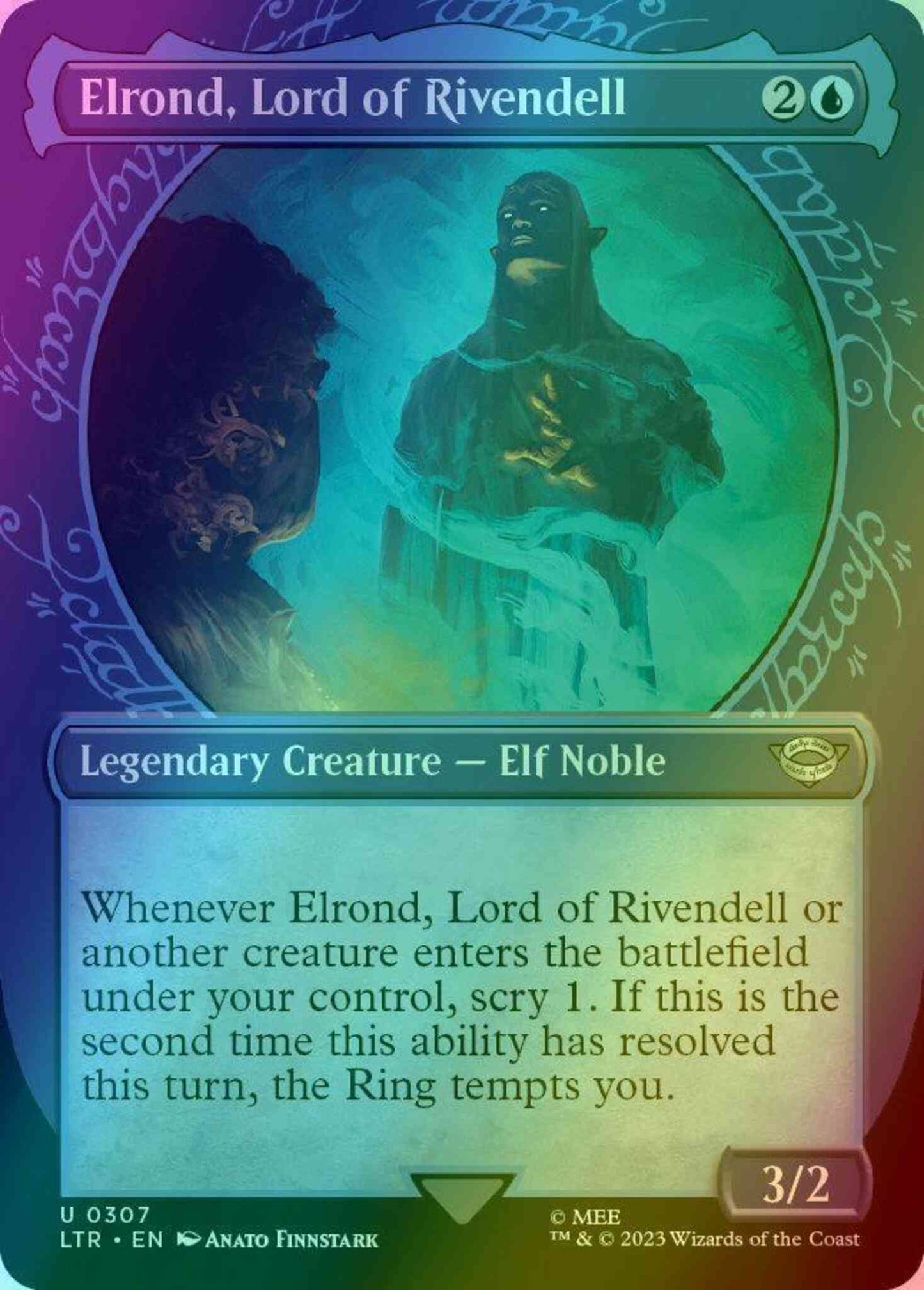 Elrond, Lord of Rivendell [307] [Ring Showcase] [The Lord of the Rings: Tales of Middle-earth] [Foil]