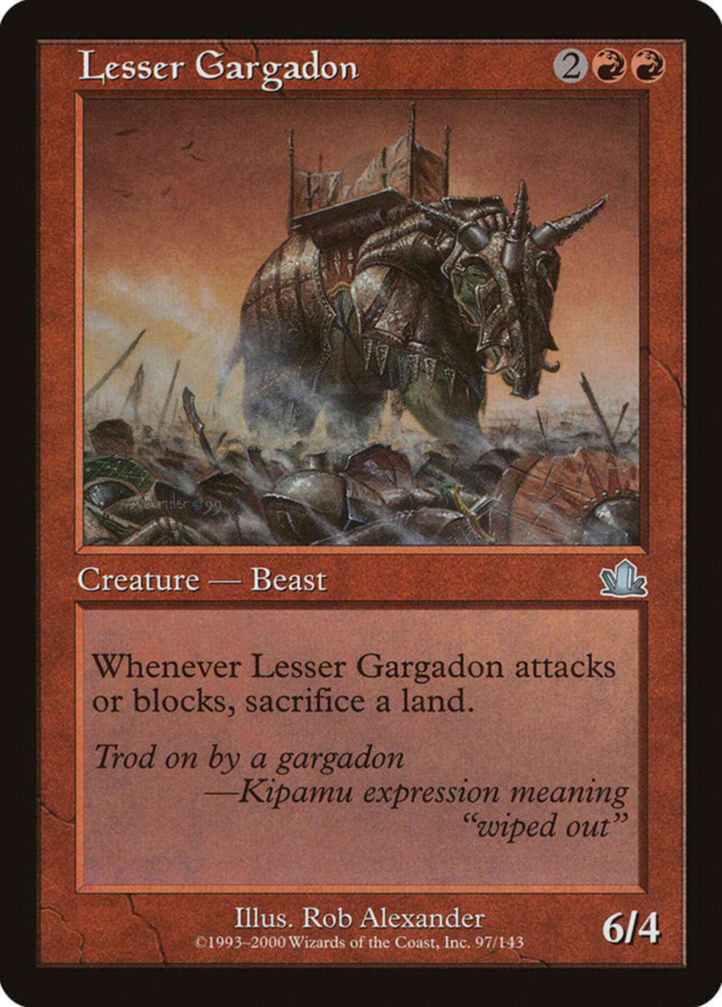 Lesser Gargadon [97] [Prophecy] [Non-Foil]