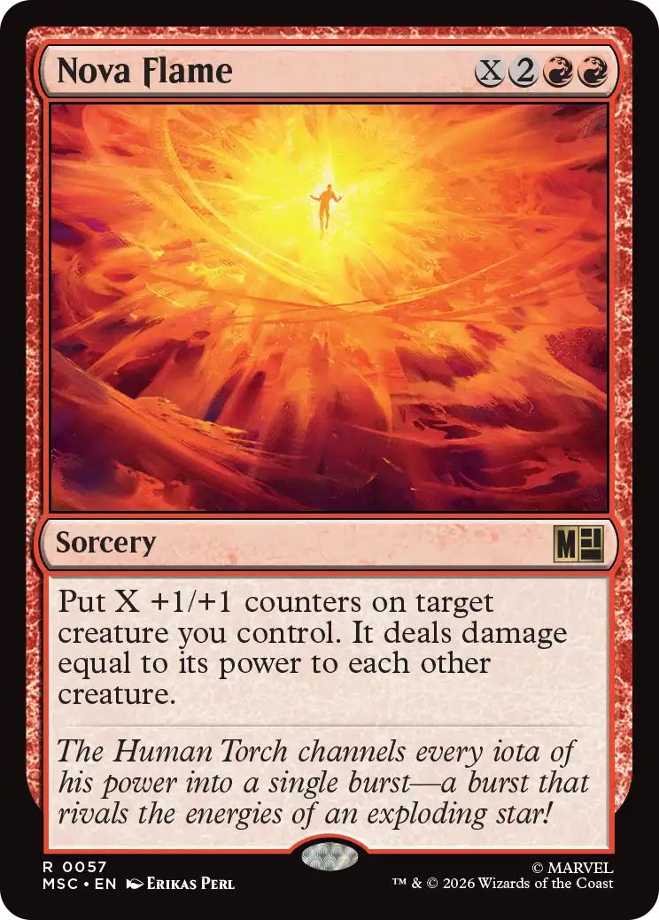 Nova Flame [57] [Marvel Super Heroes: Commander] [Non-Foil]