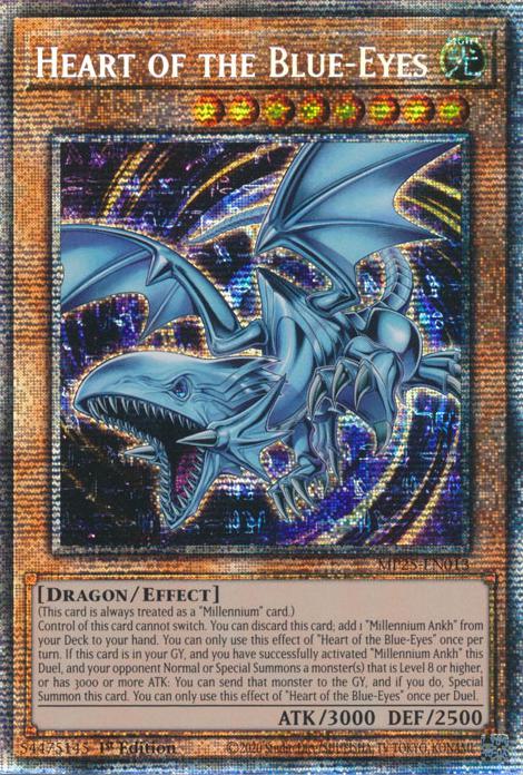 Heart of the Blue-Eyes - MP25-EN013 - Starlight Rare - 1st Edition