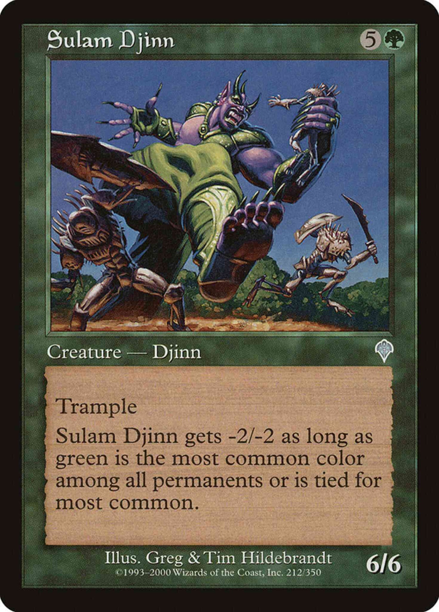 Sulam Djinn [212] [Invasion] [Non-Foil]
