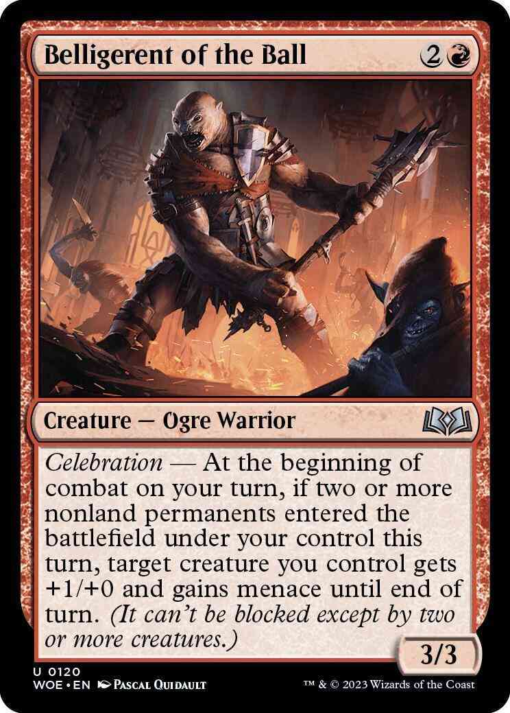 Belligerent of the Ball [120] [Wilds of Eldraine] [Non-Foil]