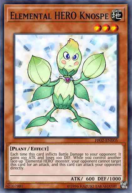 Elemental HERO Knospe - LCGX-EN035 - Rare - 1st Edition