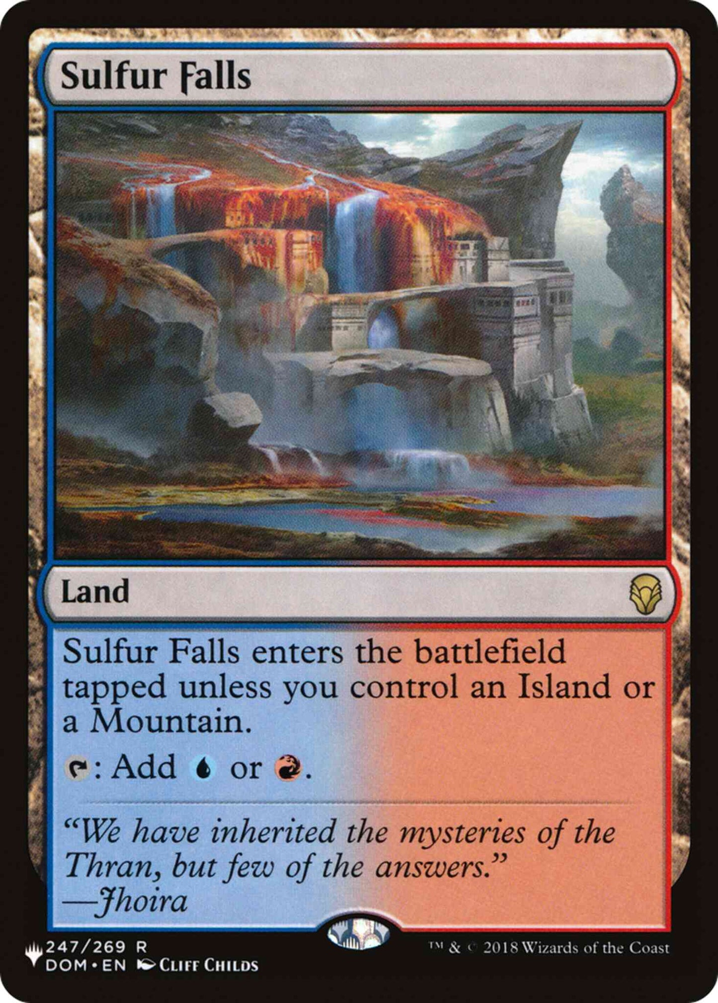 Sulfur Falls [DOM-247] [The List] [Non-Foil]