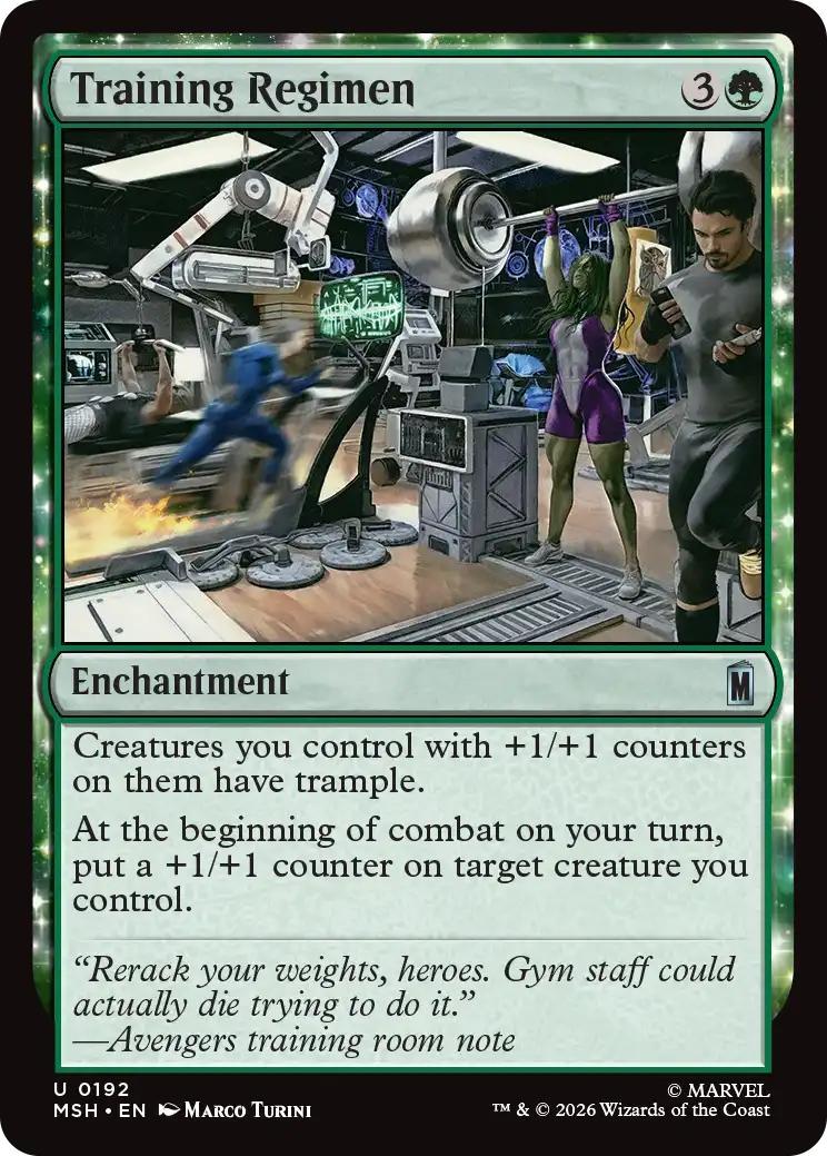 Training Regimen [192] [Marvel Super Heroes] [Non-Foil]
