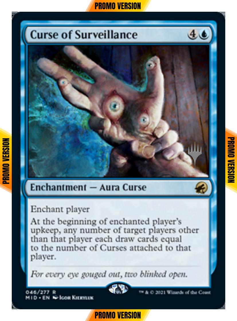 Curse of Surveillance [Promo Pack] [46p] [Innistrad: Midnight Hunt Promos] [Non-Foil]