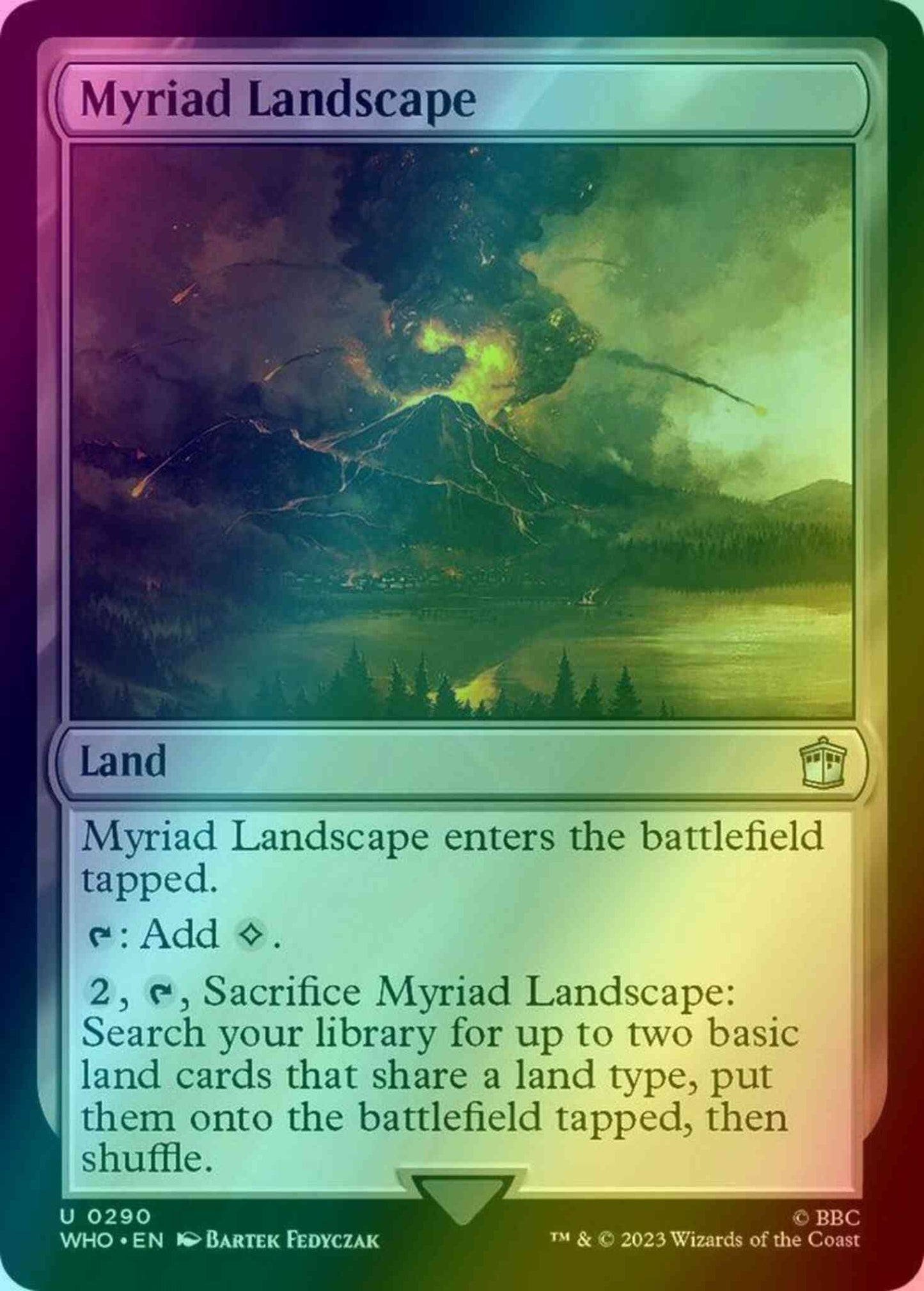 Myriad Landscape [290] [Universes Beyond: Doctor Who] [Foil]