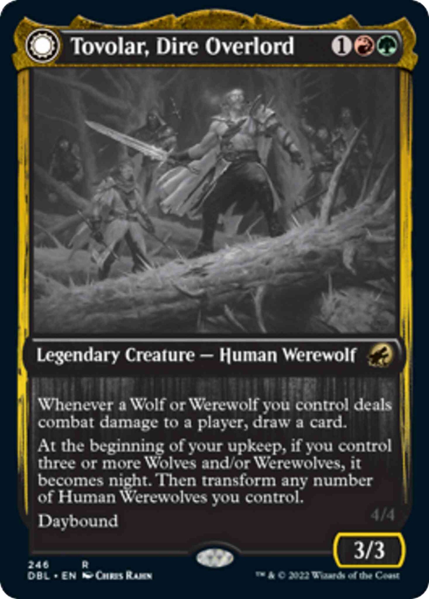 Tovolar, Dire Overlord // Tovolar, the Midnight Scourge [246] [Innistrad: Double Feature] [Non-Foil]