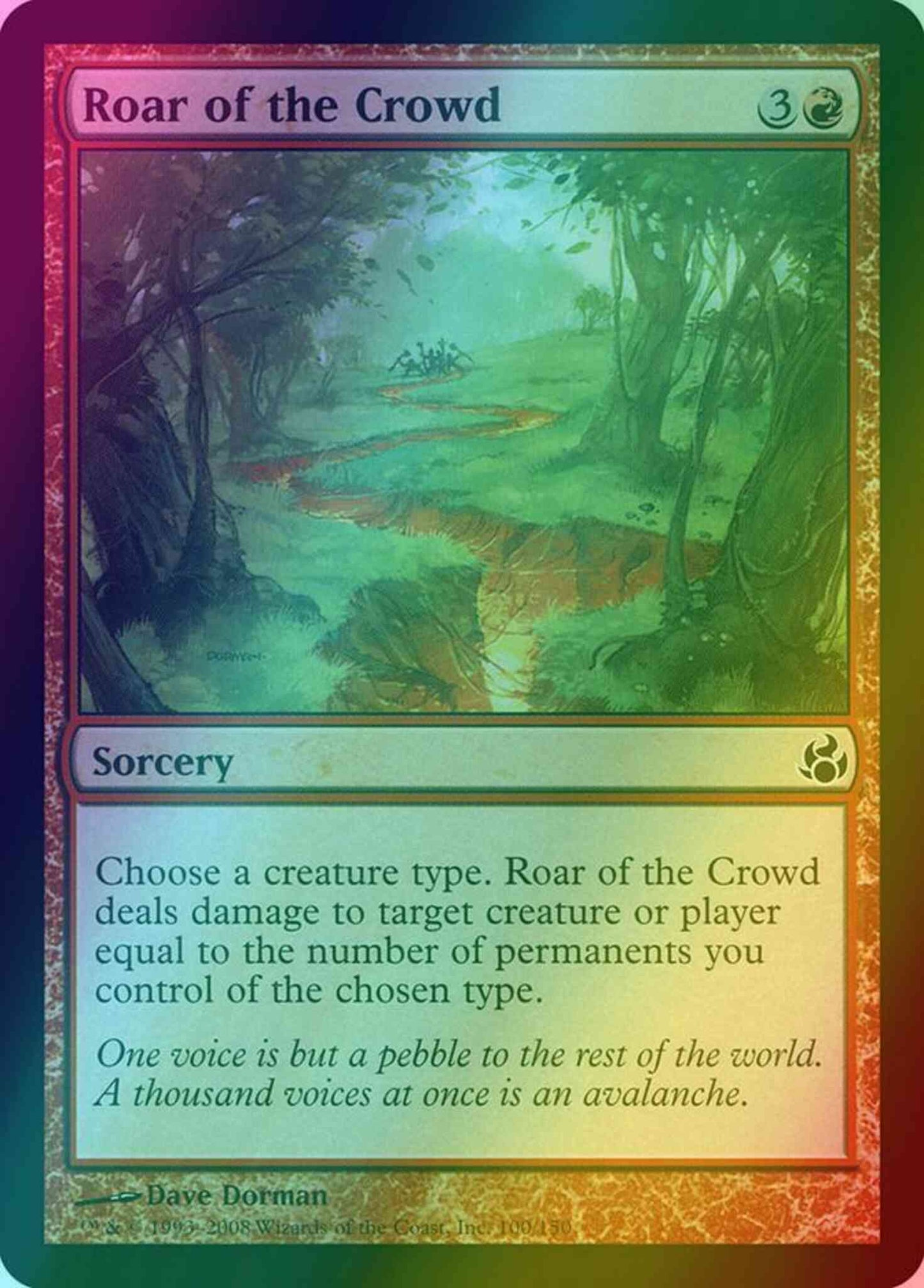 Roar of the Crowd [100] [Morningtide] [Foil]