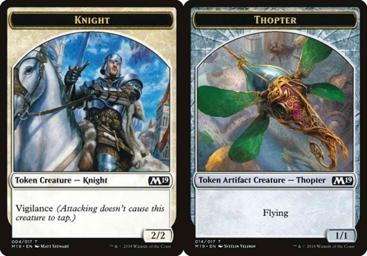 Knight Token (04) // Thopter Token (14) [Game Night] [Non-Foil]