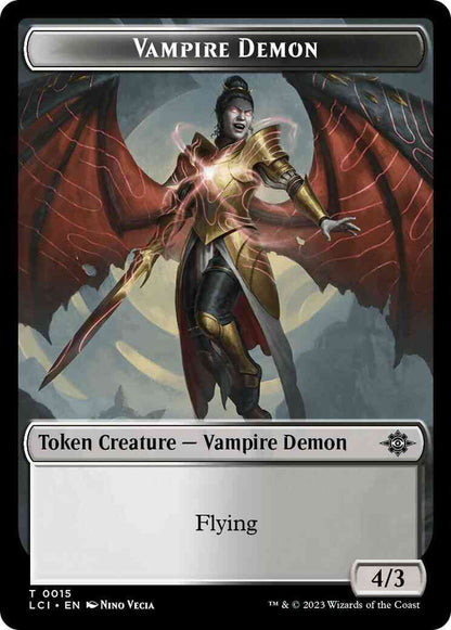 Vampire Demon Token (15) // Vampire Token (04) [The Lost Caverns of Ixalan: Tokens] [Non-Foil]