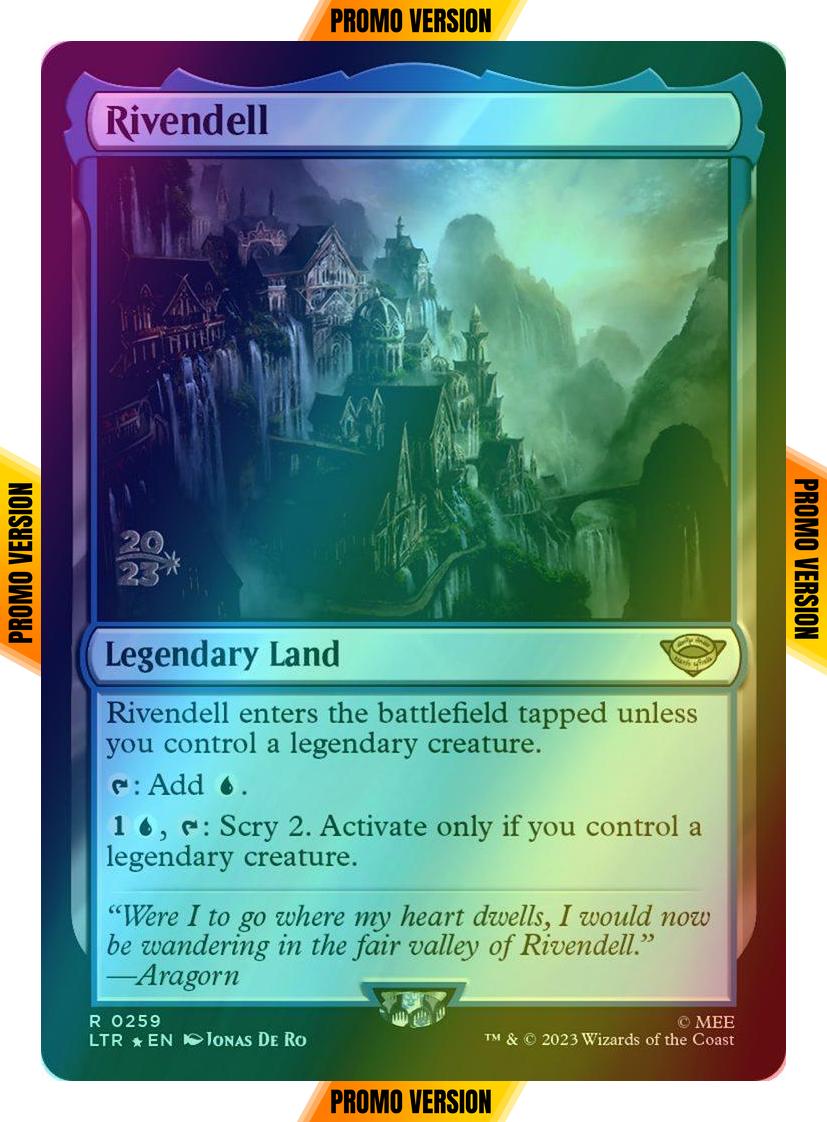 Rivendell [259s] [Prerelease] [The Lord of the Rings: Tales of Middle-earth: Promos] [Foil]