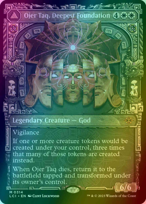 Ojer Taq, Deepest Foundation // Temple of Civilization [314] [Gods of Ixalan Showcase] [The Lost Caverns of Ixalan] [Foil]