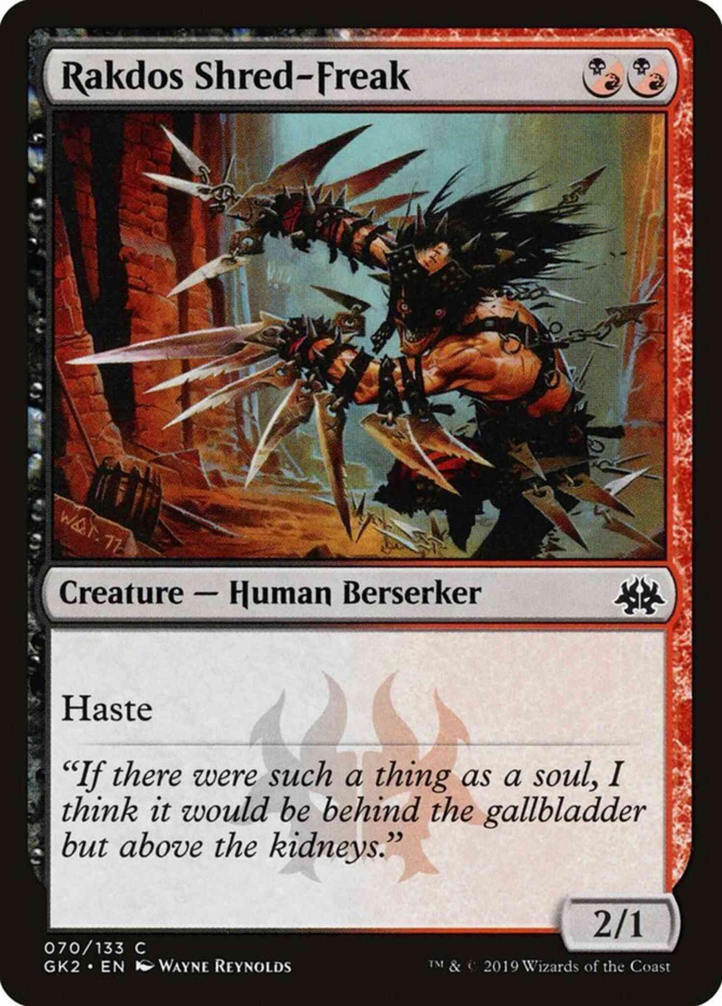 Rakdos Shred-Freak [70] [RNA Guild Kit] [Non-Foil]