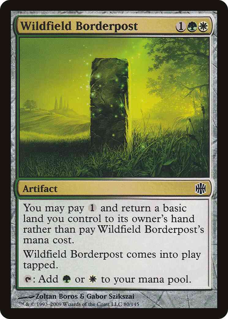 Wildfield Borderpost [80] [Alara Reborn] [Non-Foil]
