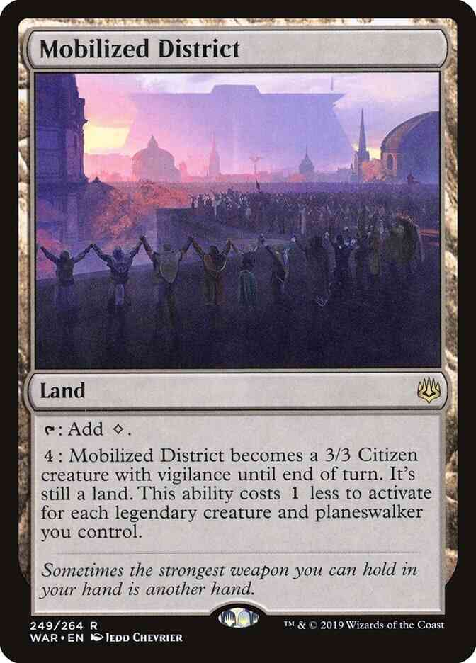 Mobilized District [249] [War of the Spark] [Non-Foil]