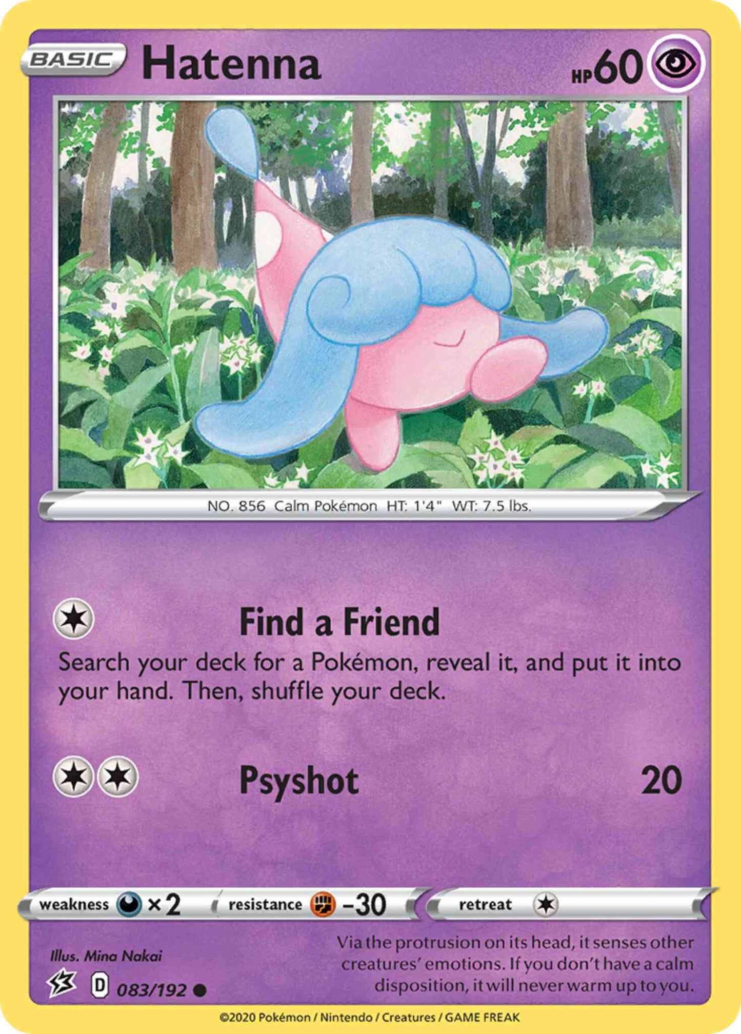 Hatenna - 083/192 - Common [swsh2-083] [Non-Holo]