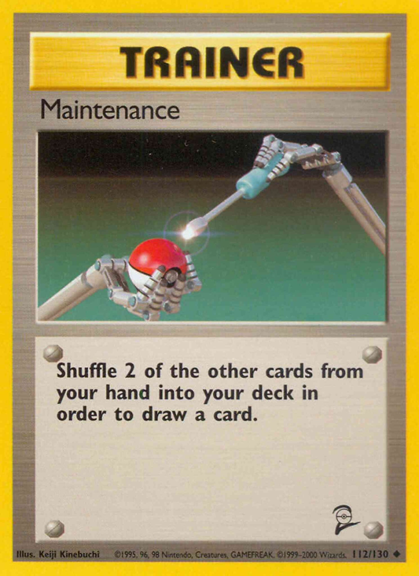 Maintenance - 112/130 - Uncommon [base4-112] [Non-Holo]