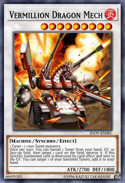 Vermillion Dragon Mech - DUDE-EN015 - Ultra Rare - 1st Edition