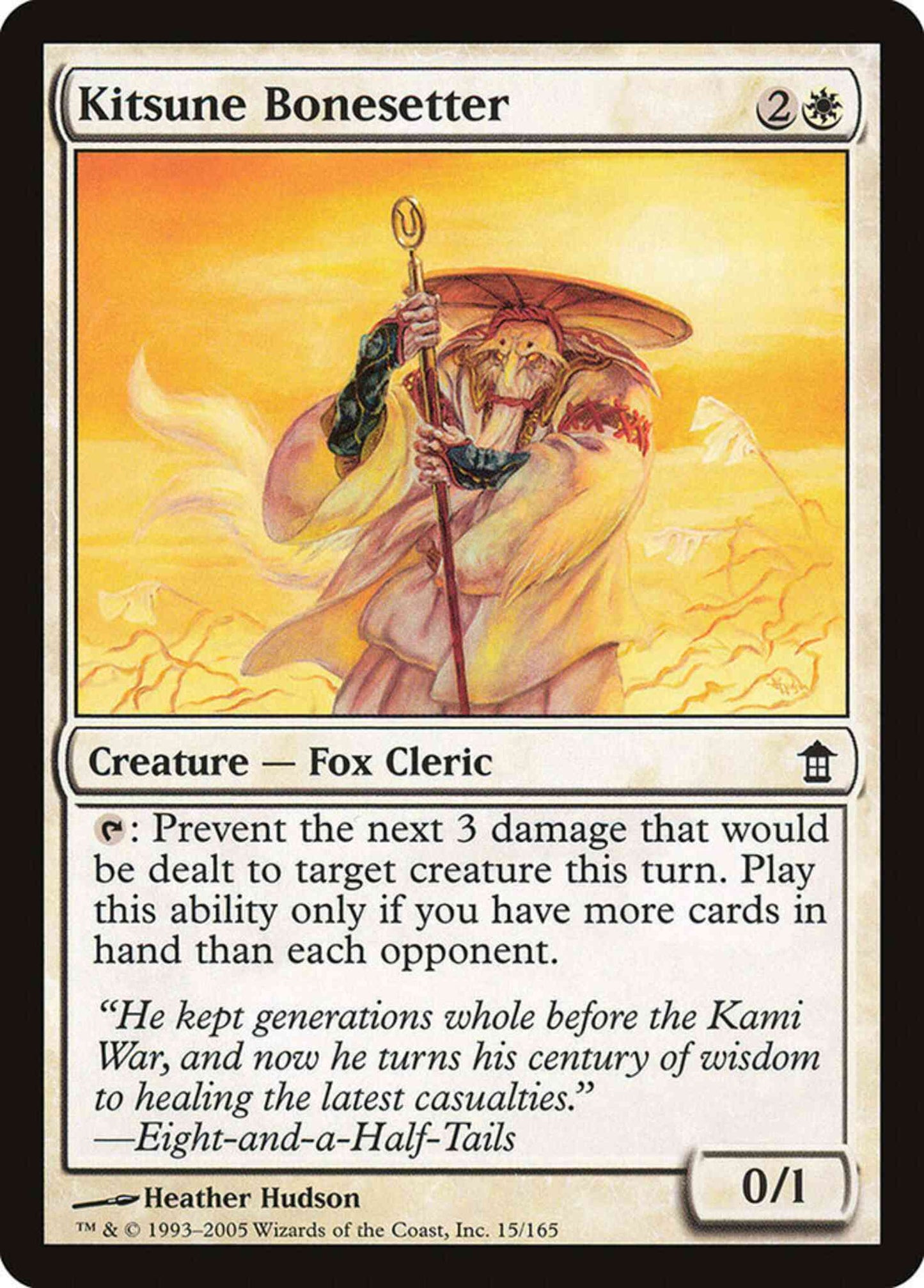 Kitsune Bonesetter [15] [Saviors of Kamigawa] [Non-Foil]