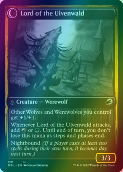 Kessig Naturalist // Lord of the Ulvenwald [231] [Innistrad: Double Feature] [Foil]